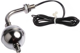 SSF29X100, SSF29 Series Horizontal Stainless Steel Float Switch, Float, 350mm Cable, Direct Load, 300V ac Max