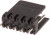 66100511622, 475 Series Straight Through Hole PCB Header, 5 Contact(s), 2.54mm Pitch, 1 Row(s), Shrouded
