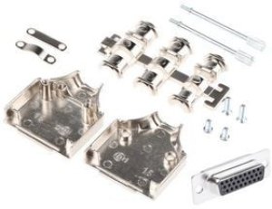 MHDM15-HD26FS-K, D-Sub Connector Kit, DA-26 Socket, Solder, Die-Cast Zinc Alloy MHDM15-HD26FS-K, D-Sub Connector Kit, DA-26 Socket, Solder, Die-Cast Zinc Alloy