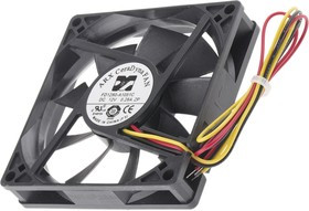 FD1280-A1051C3AL, CeraDyna Series Axial Fan, 12 V dc, DC Operation, 61m³/h, 2.52W, 210mA Max, 80 x 80 x 15mm