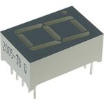 SC56-11GWA, Индикатор зеленый, 14.2мм 7х1, 10.5мКд общий катод