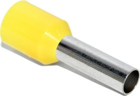 Штыревой втулочный изолированный наконечник KTE 6-12 6mm2/L=12mm/Желтый 1060120