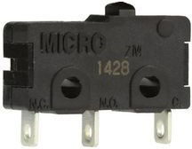 ZM10B10A01, Micro Switch ZM, 100mA, 1CO, 0.6N, Pin Plunger