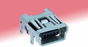 UX60SC-MB-5S8/C, Гнездо; USB B mini; UX; на PCB; SMT,THT; PIN: 5; горизонтальный