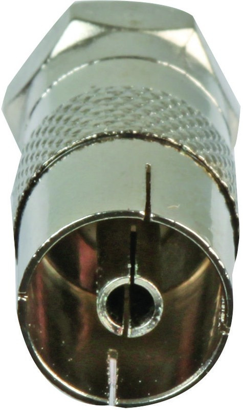 PSG08524, РЧ/Коаксиальный адаптер, F, Штекер, TV Коаксиальный, Гнездо, Прямой Переходник, 75 Ом PSG08524, РЧ/Коаксиальный адаптер, F, Штекер, TV Коаксиальный, Гнездо, Прямой Переходник, 75 Ом