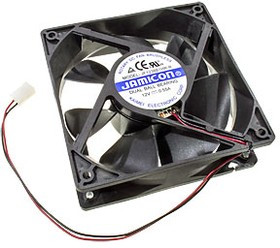 JF1238B1HR-R, вентилятор 12В 120х120х38мм подшипник качения авторестарт 2800 об/мин