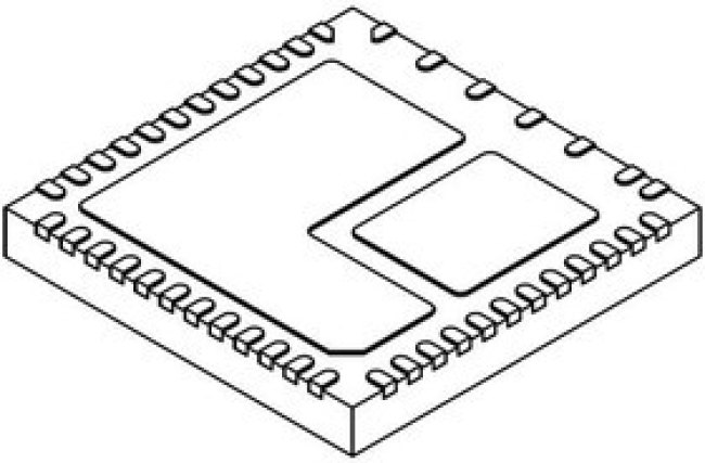 HV56020T-V/KXX, Операционный усилитель, 2 Усилителя, 124 Гц, 0.09 В/мкс, 6V to 7V, VQFN-EP, 43 вывод