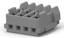 353293-4, Headers &amp; Wire Housings RCPT 4 POS GRY MINI 1.5mm
