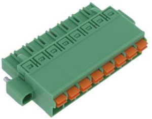 1754856, Pluggable Terminal Blocks 8 Pos 5.08mm pitch Plug 24-16AWG Spring 1754856, Pluggable Terminal Blocks 8 Pos 5.08mm pitch Plug 24-16AWG Spring