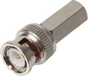 PSG08546, Разъем РЧ / Коаксиальный, BNC Коаксиальный, Прямой Штекер, Поворотный, 75 Ом, RG59/U, RG62A/U