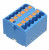 3273288, DIN Rail Terminal Blocks PTFIX 12X2,5 BU 2.5mm2 slf-assmb MNT