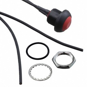 PB6B2FM3M1CAL00Y500, Pushbutton Switches PN OFF/ON FC Red M1 Term IP68 .5m LHS