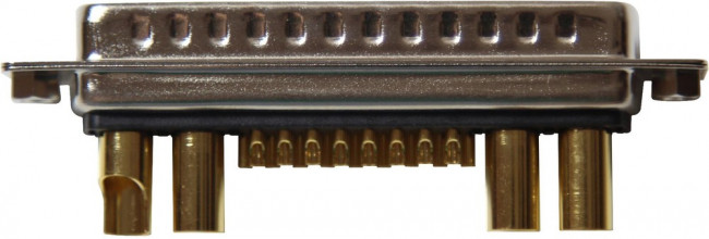 680M21WA4PL411, D-Sub Mixed Contact Connectors Power Combo D Solder Cup 21WA4/M/40A/SC