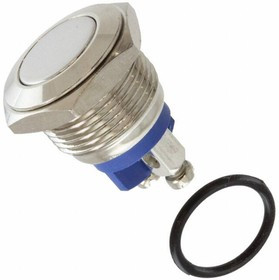 PV2F640NN, Pushbutton Switches 0-2A 48VDC Off (On) 16mm Flat 1 Pole