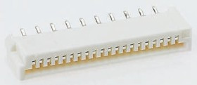 84534-4, FFC 1.25mm Pitch 4 Way Straight Female FPC Connector, Vertical Contact