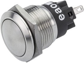 82-5171.1000, 82 Series Push Button Switch, Momentary, Panel Mount, 19mm Cutout, SPDT, 240V, IP65, IP67