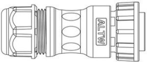 99 0429 44 04, Circular Connector, M12, Plug, Right Angle, Poles - 4, Screw Terminal, Cable Mount 99 0429 44 04, Circular Connector, M12, Plug, Right Angle, Poles - 4, Screw Terminal, Cable Mount