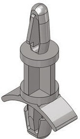 LCBS-3-01, Standoffs &amp; Spacers CB Spt,Dual Lck,Natural,3/16 in Spc, CB Spt,Dual Lock,Natural