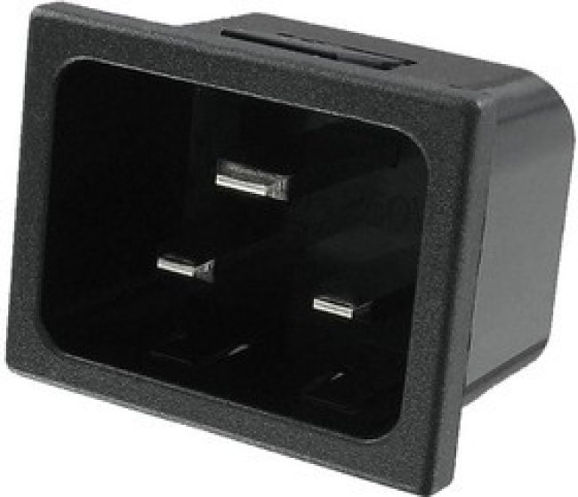 745W-15/07, AC Power Entry Modules SNAP-IN .187 Q.D SDR