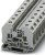 3049026, RT 5 Series Grey Feed Through Terminal Block, Single-Level, Bolt Termination