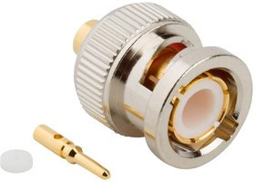 112551, RF Connectors / Coaxial Connectors BNC STRAIGHT SOLDER PLUG .141 SEMI RIGID