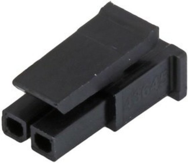 43645-0208, Headers &amp; Wire Housings MICROFIT 3.0 RECEPT. SR 2P GW HF
