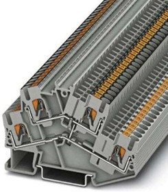 3210211, PTTBS 2.5-PV Series Grey Double Level Terminal Block, 0.14 4mm², Push In Termination, ATEX 3210211, PTTBS 2.5-PV Series Grey Double Level Terminal Block, 0.14 4mm², Push In Termination, ATEX