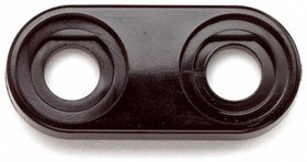 4654-0, Test Plugs &amp; Test Jacks DBL B-JACK MTG BASE (BLACK)