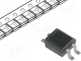 Bridge Rectifier, 250V, 500mA, MicroDIP
