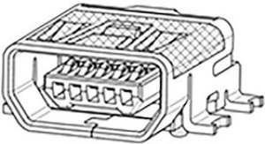67803-8020, Right Angle, SMT, Socket Type Mini 2.0 USB Connector 67803-8020, Right Angle, SMT, Socket Type Mini 2.0 USB Connector