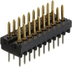 5-103916-2, Board to Board &amp; Mezzanine Connectors 050X100 HDR 2X10P VRT T/H U/S