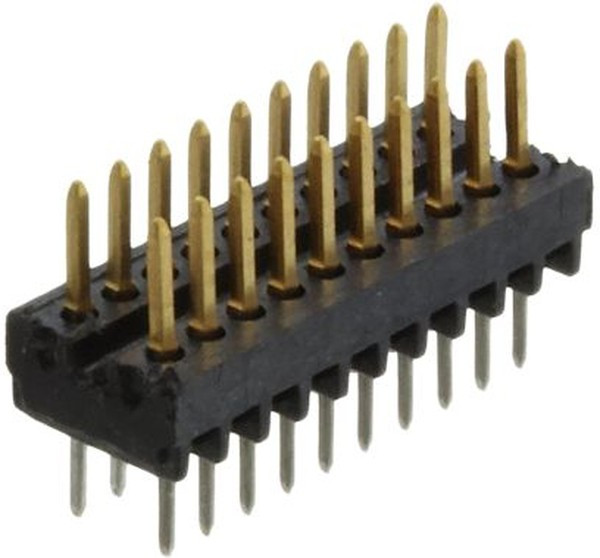 5-103916-2, Board to Board &amp; Mezzanine Connectors 050X100 HDR 2X10P VRT T/H U/S