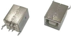 RND 205-01047, USB-B Connector 2.0 Receptacle, Straight, 4 Poles