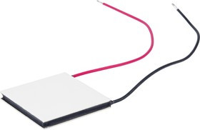 FROST-74 с герметиком, Модуль Пельтье термоэлектрический 40х40мм, 6.3А 65Вт (с проводами)