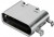 USB4500-03-1-A, USB CONN, 2.0 TYPE C, R/A RCPT, 16POS