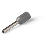 НШВИ 0.75-8, Наконечник штыревой втулочный изолированный серый 0.75мм²