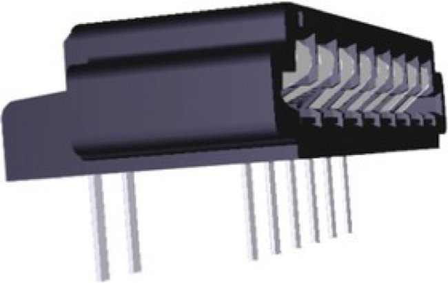 5-487508-4, Trio-Mate 2.54mm Pitch 5 Way Right Angle Female FPC Connector, Top Contact