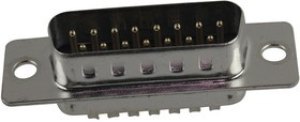 G17S1510110EU, D SUB CONNECTOR, STANDARD, 15 POSITION, PLUG G17S1510110EU, D SUB CONNECTOR, STANDARD, 15 POSITION, PLUG