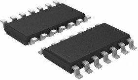 SN74HCT125D, Четыре буферных элемента/драйвера, три состояния [SO-14]