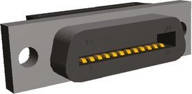 5554349-1, 24-Way IDC Connector Socket for Cable Mount, 2-Row