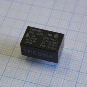 G6E-134P-US-12VDC, Сигнальное реле 12VDC 3A SPDT (16x10x8мм) THT G6E-134P-US-12VDC, Сигнальное реле 12VDC 3A SPDT (16x10x8мм) THT