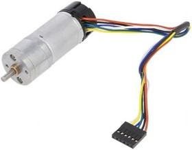 4845, Двигатель: DC, с энкодером, с редуктором, HP, 12ВDC, 5,6А, 46,85: 1