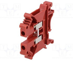 PC-4-RD, Соединитель: на рейку, PC, 0,2-4мм2, Кол-во полюс: 1, клеммы: 2