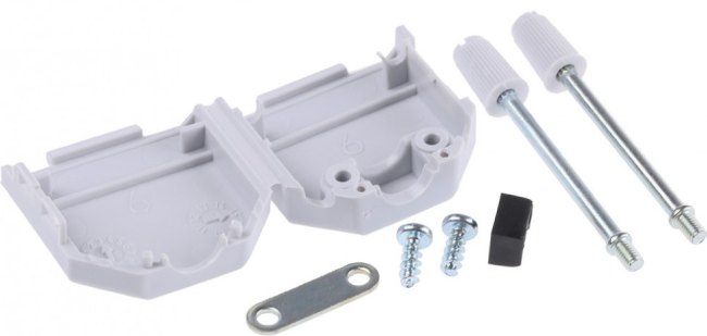 86553329BLF, Nylon D Sub Backshell, 9 Way, Strain Relief 86553329BLF, Nylon D Sub Backshell, 9 Way, Strain Relief