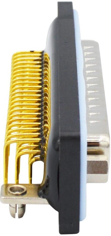 HDF-R62-113L461, HDF 62 Way Right Angle Solder D-sub Connector Plug, 2.41mm Pitch, with 4-40 Boardlocks HDF-R62-113L461, HDF 62 Way Right Angle Solder D-sub Connector Plug, 2.41mm Pitch, with 4-40 Boardlocks