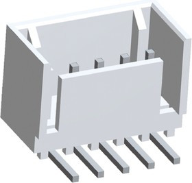 2-644488-5, MTA-100 Series Right Angle Through Hole PCB Header, 5 Contact(s), 2.54mm Pitch, 1 Row(s), Shrouded 2-644488-5, MTA-100 Series Right Angle Through Hole PCB Header, 5 Contact(s), 2.54mm Pitch, 1 Row(s), Shrouded