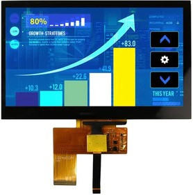 NHD-7.0-1024600AF- LSXP-CTP, TFT Displays &amp; Accessories 7.0 inch IPS TFT Capacitive Touch