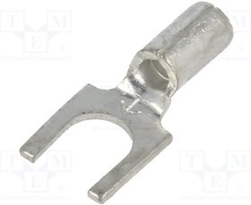 KEYS8223, Наконечник: вилка, M4,5, обжим, на провод, неизолированный, медь