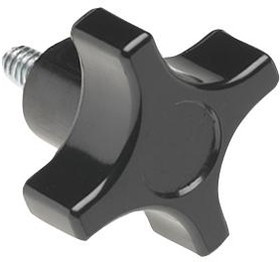 2820BM, FOUR ARM CLAMPING KNOB, PHENOLIC, 38MM