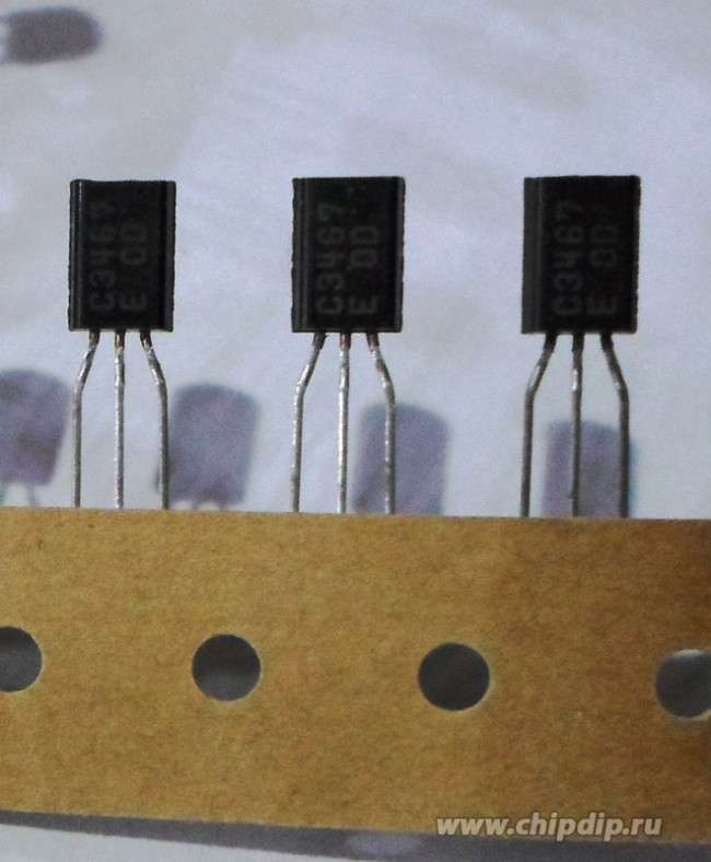 2SC3467, Транзистор NPN 200 В 0.1 А [TO-92MOD] [EOL]